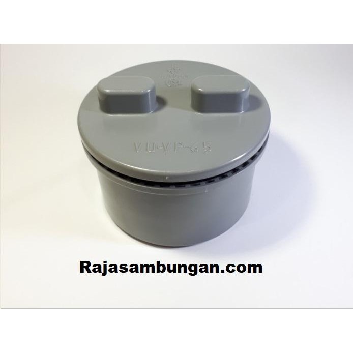 Clean Out PVC 2 1/2 inch Dop Drat Tutup Pipa CO Paralon Fitting Kode 278