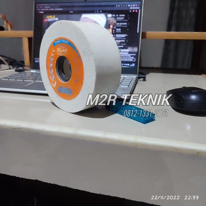 Batu Gerinda Duduk 4 Inch Mata Gerinda Spartax Mangkok Poles