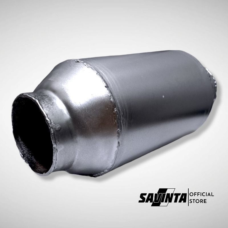 Savinta Resonator Katalis Knalpot Mobil Innova Pajero Taft Fortuner Inlet 2,5inch Size P22cm