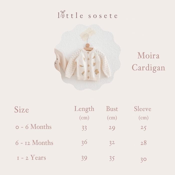 Little Sosete - Knit Cardigan Baby Newborn / Sweater Baby Rajut Knit *Cardigan Knit Anak Bayi /