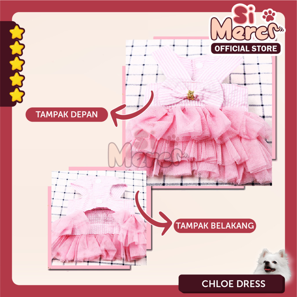 Baju Anjing Kucing Korea / Dress Anjing / Dress Anjing Korea / Baju Anjing / Harness Baju Anjing