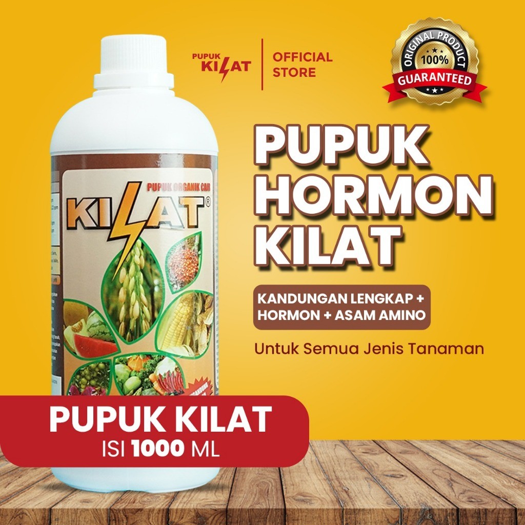 PUPUK KILAT 1 LITER - PUPUK ORGANIK CAIR (POC) HORMON KILAT