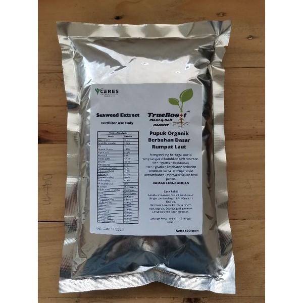 SEAWEED EXTRACT 500 GRAM PUPUK ORGANIK