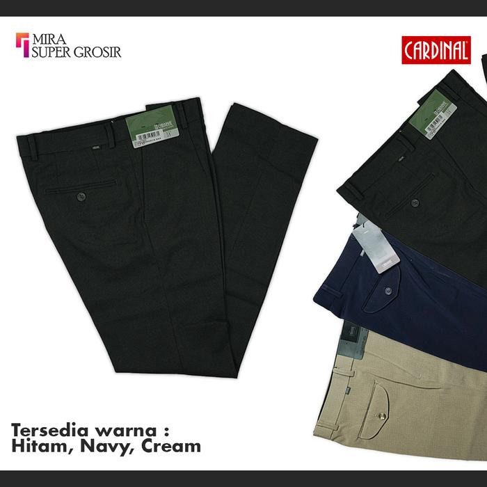 Ikonik- Cardinal, Celana Formal Pria, Celana Panjang Formal Pria Cardinal