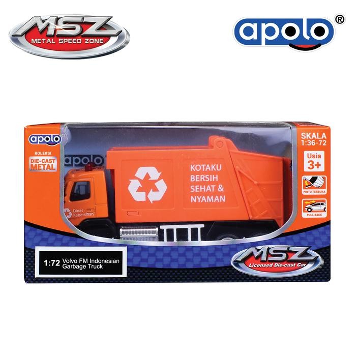 Apolo Msz 1:43 Volvo Fm Truck Sampah #Gratisongkir
