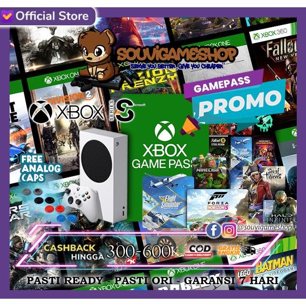 Promo Xbox Series S Console 512Gb Mesin Xss Microsoft Xbox Series S 1Tb Seri S #Gratisongkir