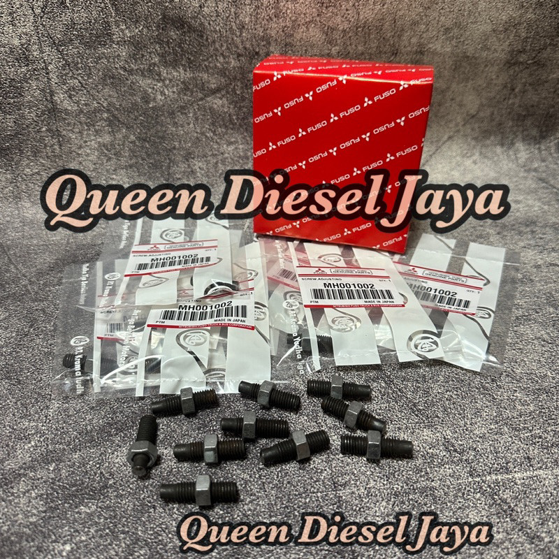 Screw Adjuster / Baut Setelan Klep / Mur Setelan Klep Canter PS125 / PS100 / PS120 / PS135 (10pc)