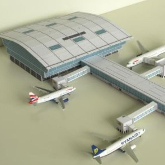 1/400 Airport Main Terminal Building Bandara #Gratisongkir