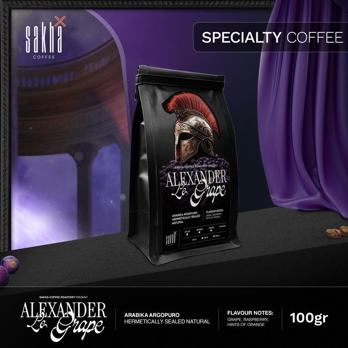 

Biji Kopi Arabika Alexander Le Grape Coffee Bean Arabica Bubuk Coffe