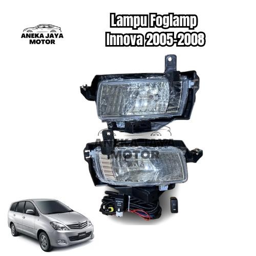 Lampu Kabut Foglamp Innova Lama Old 2005 - 2008 Komplit Kabel // Lampu Kabut Foglamp 1 Set Car