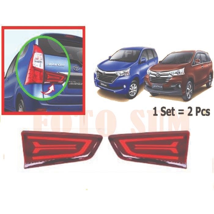 Lampu Led Reflektor Bagasi Belakang Avanza Xenia Tahun 2016 Sampai 2018