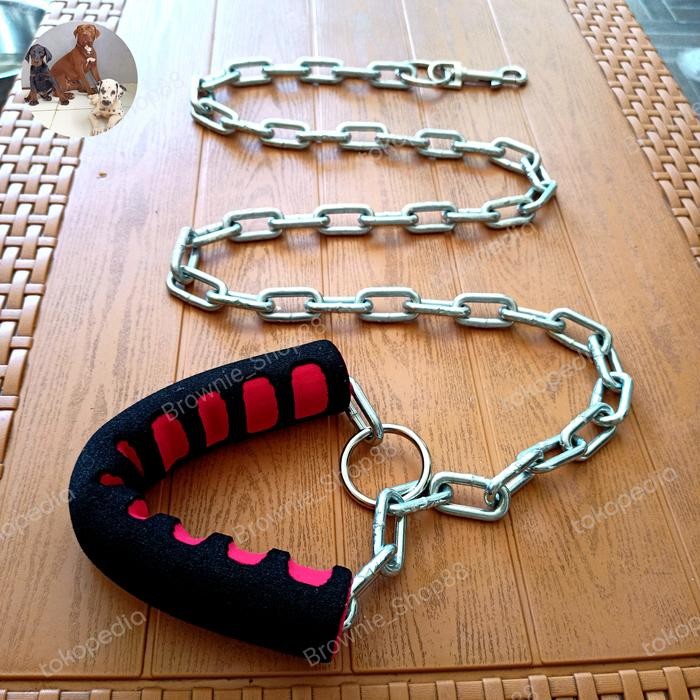 Rantai Tuntun Anjing Ras Besar Kuat