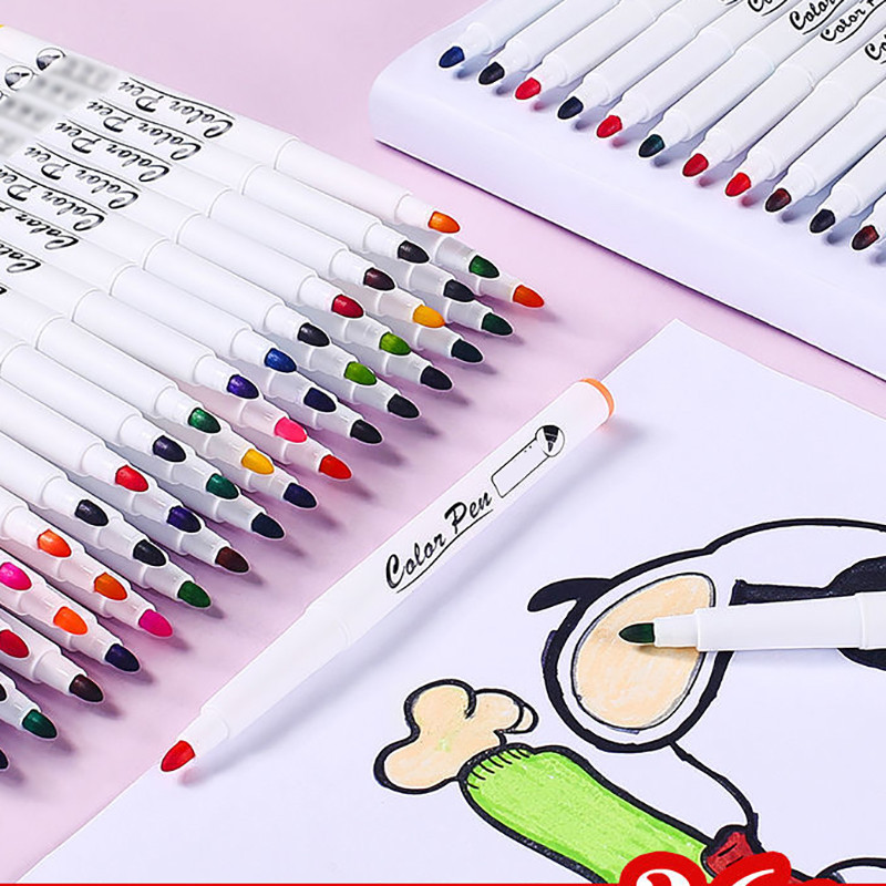 

36 Colors Vibrant Washable Markers Bulk- For All Ages, Parties, And Classrooms: Perfect For Kids And
