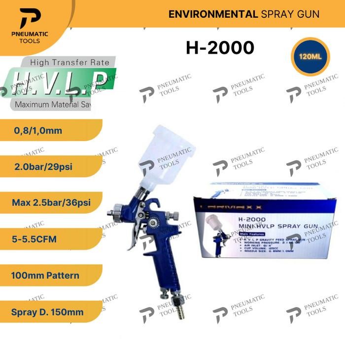 DISA HILA. SPRAY GUN H2000 HVLP - ENVIRONMENTAL SPRAY GUN H-2000