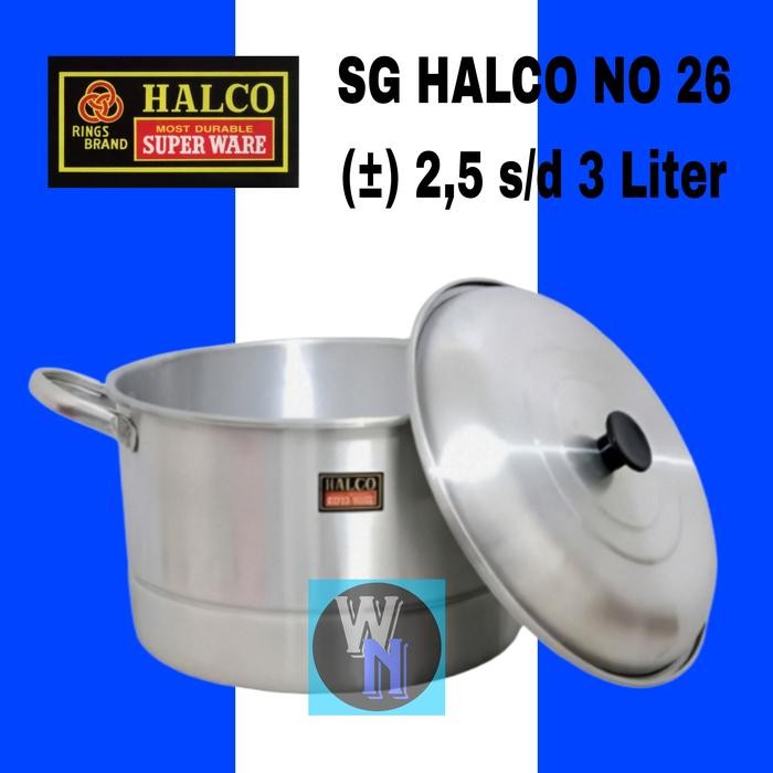 Terbaru Halco Dandang/Langseng Halco No 26 ( 2,5 S/D 3 Liter ) Nasi