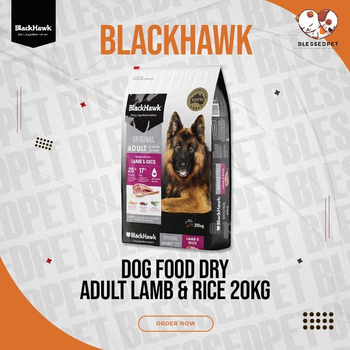 BLACKHAWK Dry Adult / Puppy LAMB & RICE 20KG ( / ONLY)