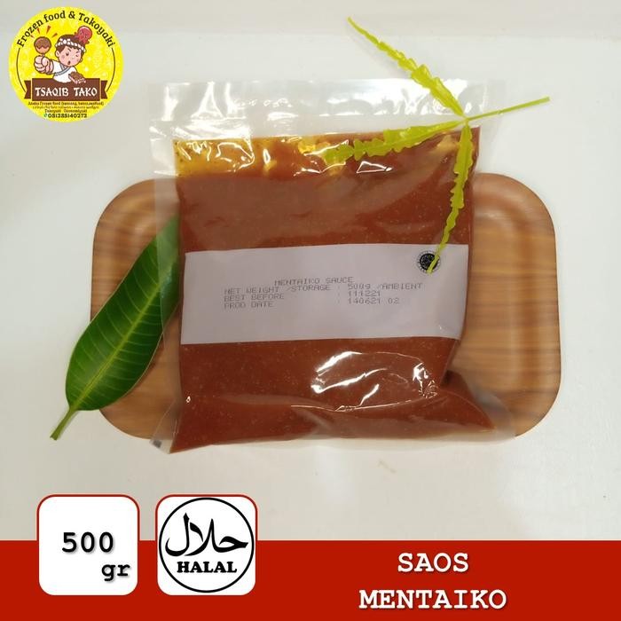 

New PROMO MENTAIKO SAUCE Biang Saus Mentaiko 500 g Halal