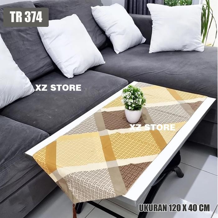 New Taplak Meja Sofa / Meja Tamu ukuran 120x40 Kain Katun