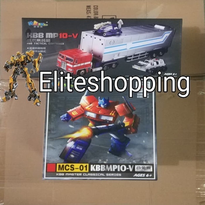 SALE OPTIMUS PRIME TRAILER CONVOY KBB MP10V TACTICAL CONTAINER INCLUDE PRIM READYY