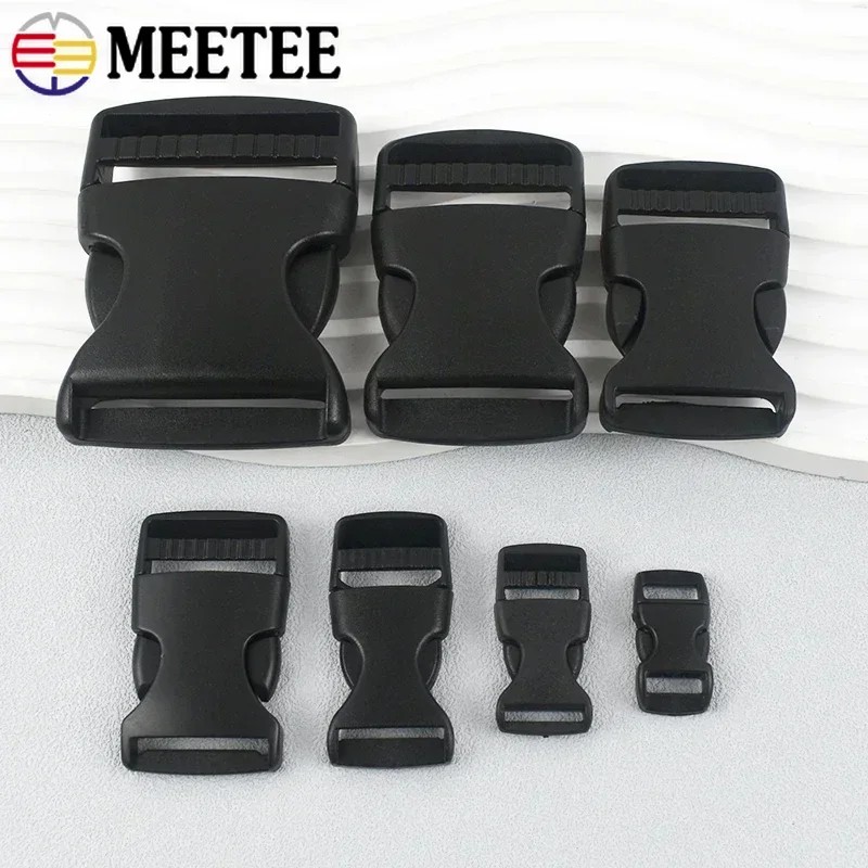 

10-20Pcs 10-50Mm Plastic Quick Side Release Buckle Backpack Strap Weebing Belt Dog Collar Adjuster