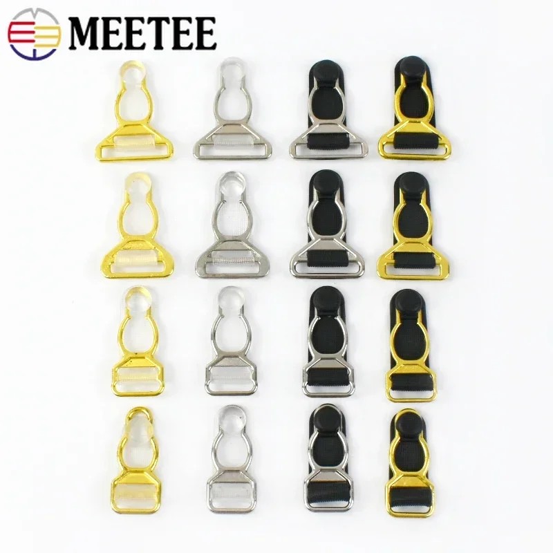 

Meetee 10/30/50Pcs 10-18Mm Suspender Clip Buckle Underwear Bra Strap Adjuster Clasp Stockings Garter