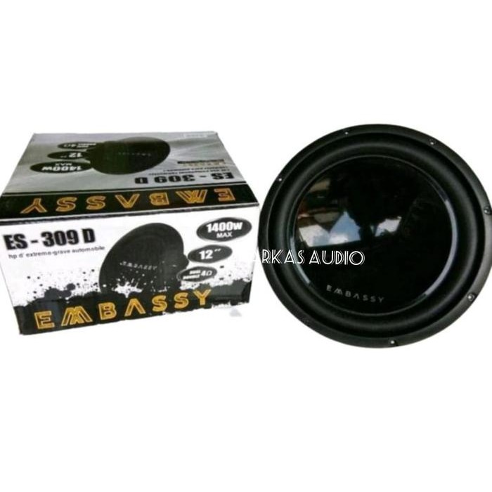 TERBARU Subwoofer 12 Inch EMBASSY ES-309D Double Coil Embassy 12" ES 309 D
