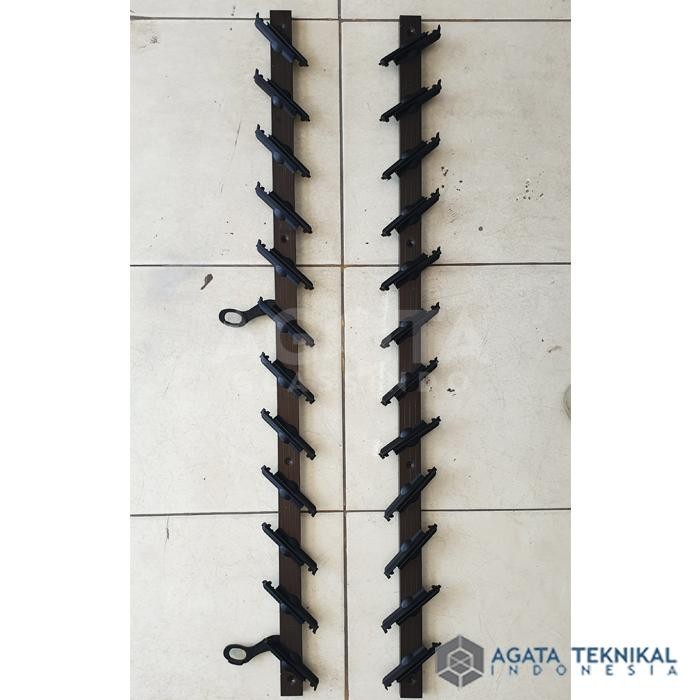 HOT SALE! Rangka Jendela Nako Dicky Niki Premium - 4"/10cm - 12Blades -CoklatTua