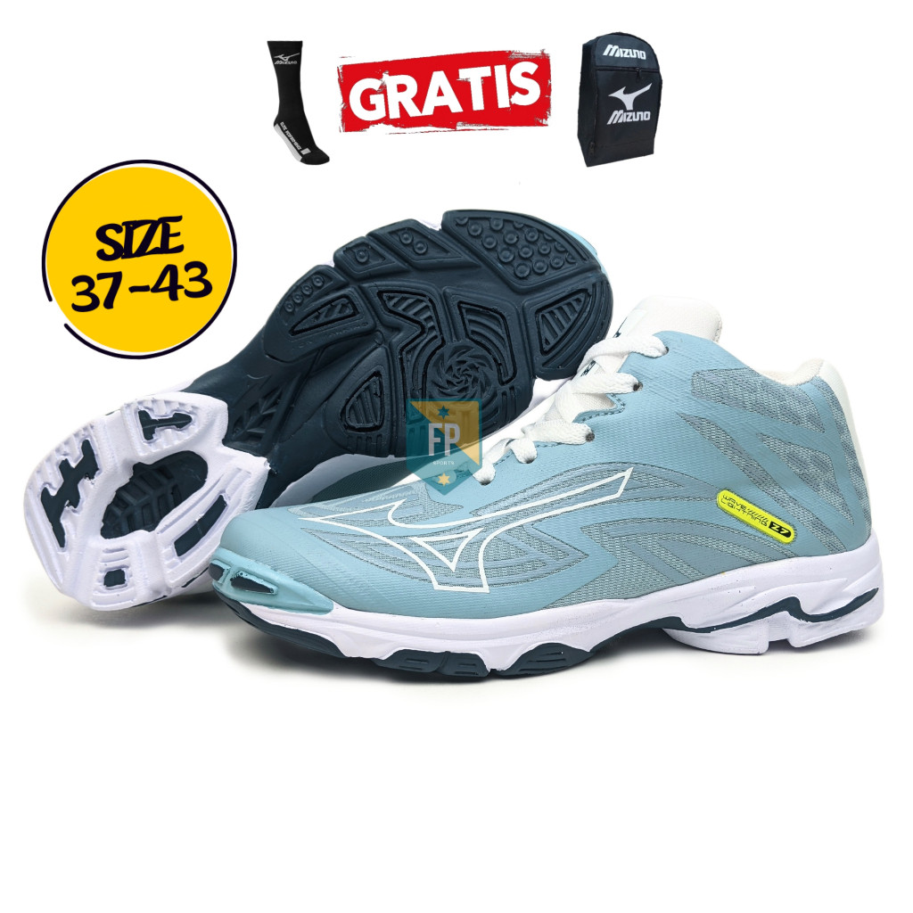 PROMO / Sepatu volly pria Mizuno wlz 7 sepatu volly profesional sepatu volly Wave lightning z7 cewek