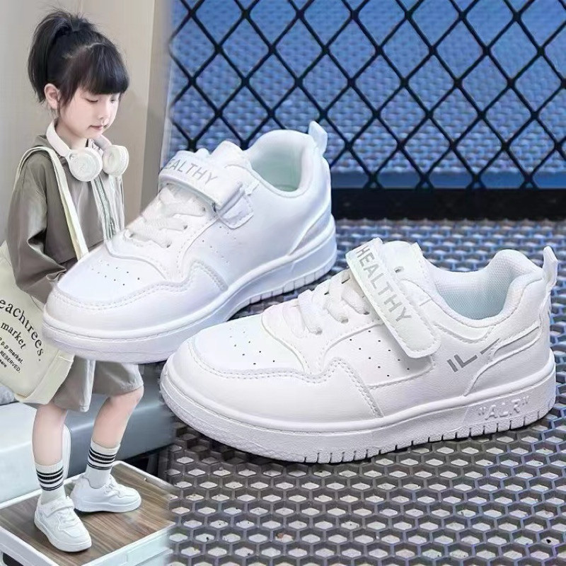 PROMO / SVEKES-Sepatu Anak Sport Sneakers Sepatu Kerang Karet Versi Korea sepatu pth cowok/Cewek
