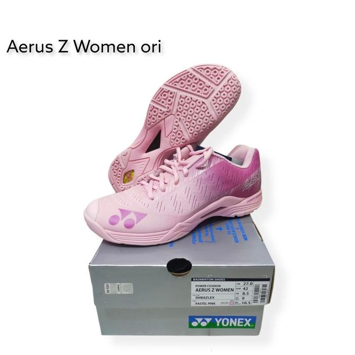 Sepatu Badminton Yonex Aerus Z Women Pink Original