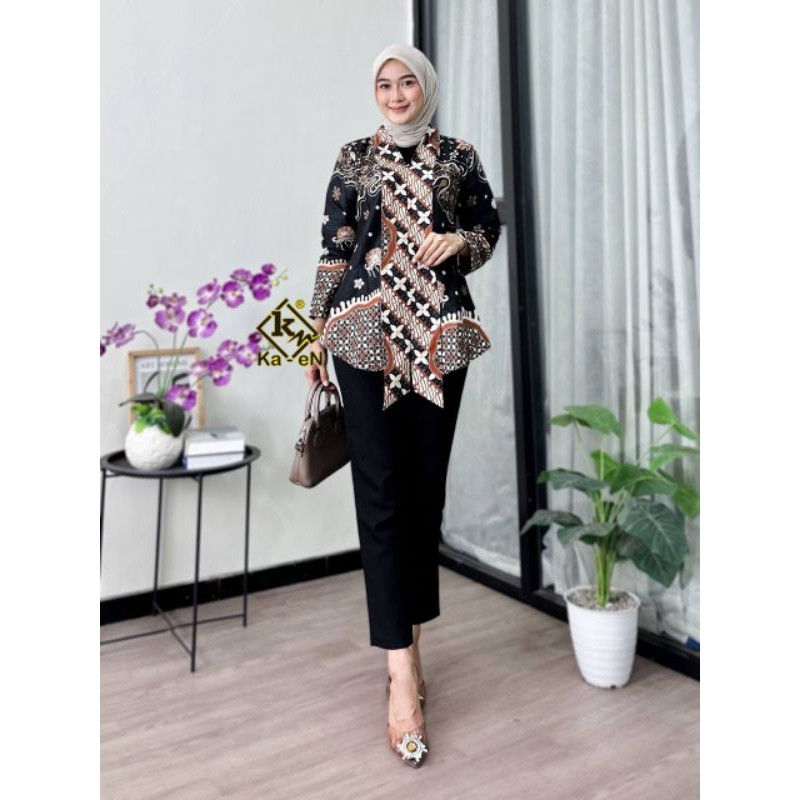 PROMO / Batik wanita modern Seragam batik wanita modern baju batik wanita modern atasan batik wanita