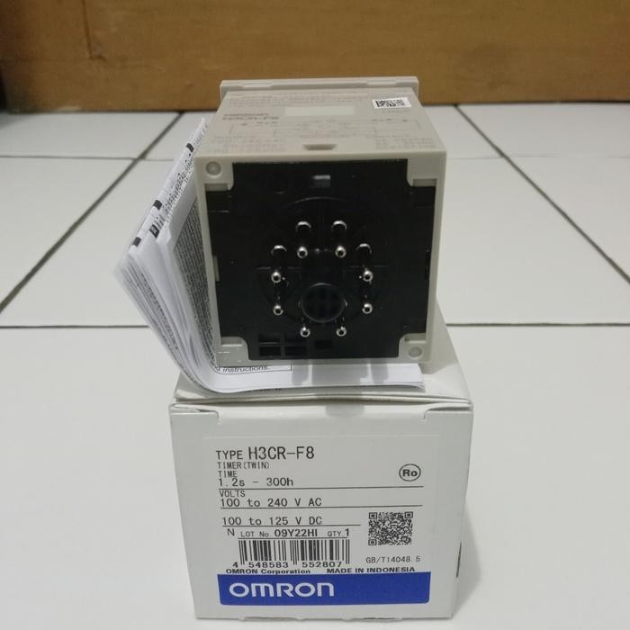Timer H3Cr -F8 220V Omron /Timer H3Cr -F8 220V/ 2 Jarum Omron