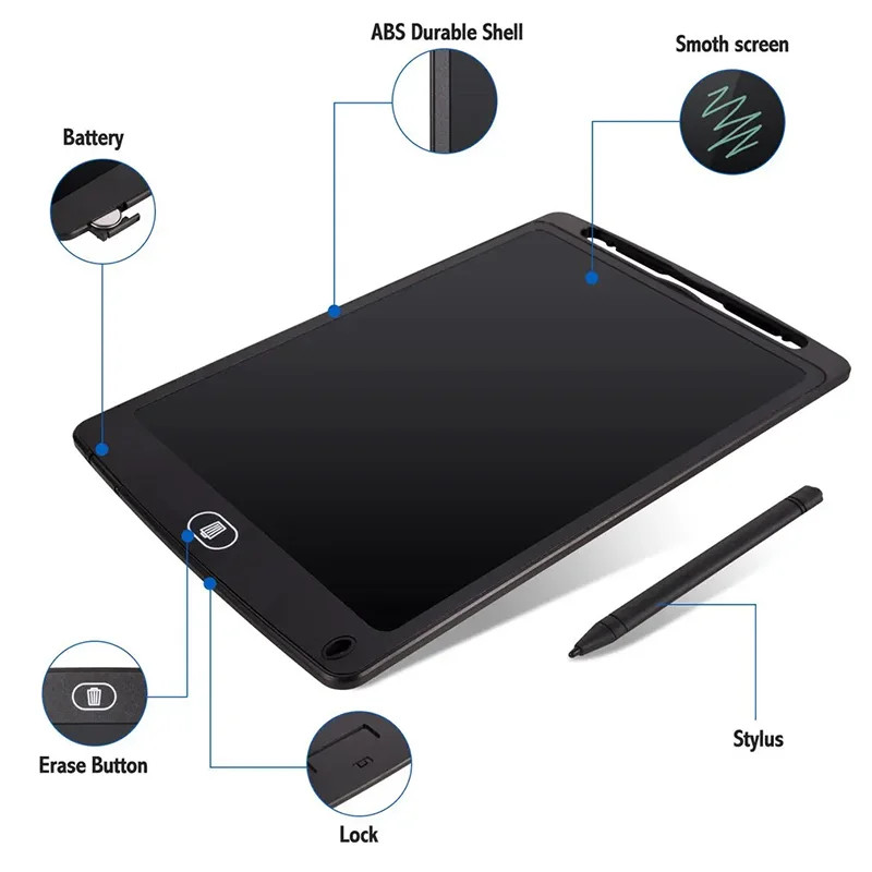 

6.5/8.5/Inch Lcd Writing Tablet Drawing Board Kids Graffiti Sketchpad Toys Handwriting Blackboard