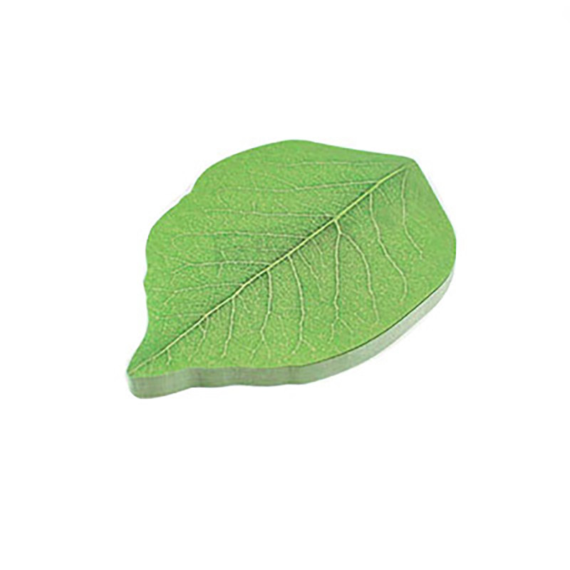 

50 Sheets Leaf Shape Sticky Note Pads Cute Self-Adhesive Memo Notepad Kawaii School Office Supplies