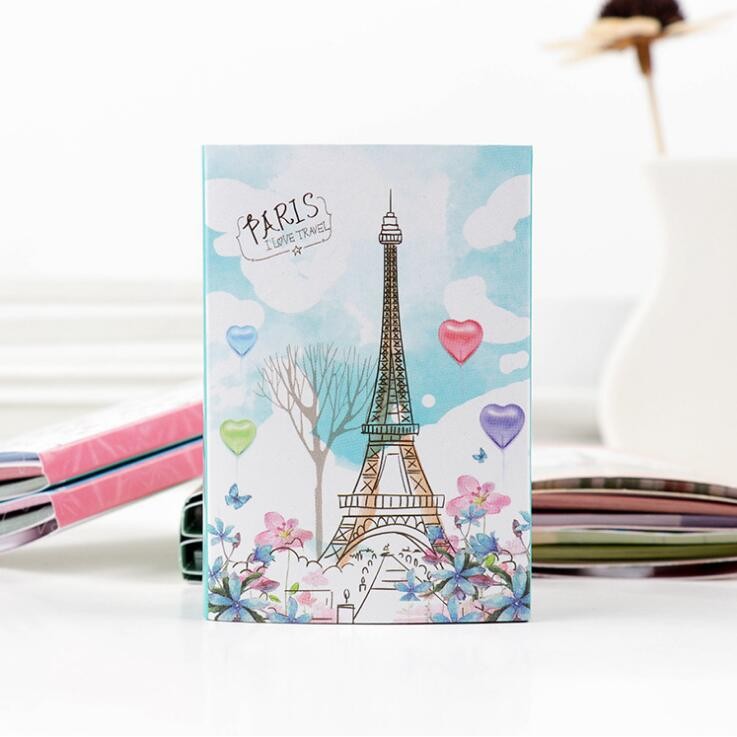 

New Paris Eiffel Tower 6 Folding Memo Pad N Times Sticky Notes Memo Notepad Bookmark Gift Stationery