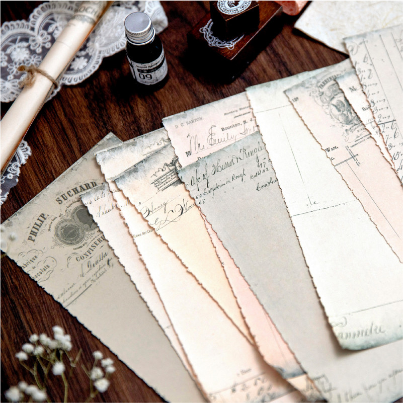 

Journal Go 40Sheets Aesthetic Material Paper Memo Pads Hidden Love Junk Journal Scrapbooking Cards