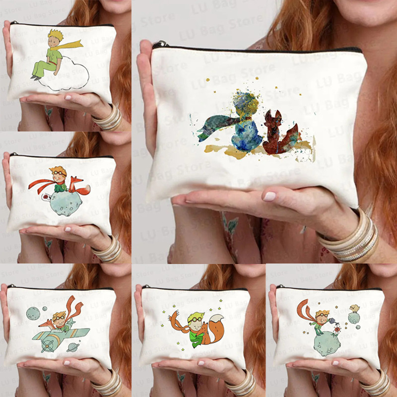 

Little Prince Children'S Travel Cartoon Character Student Return To School Pencil Bag Organizer