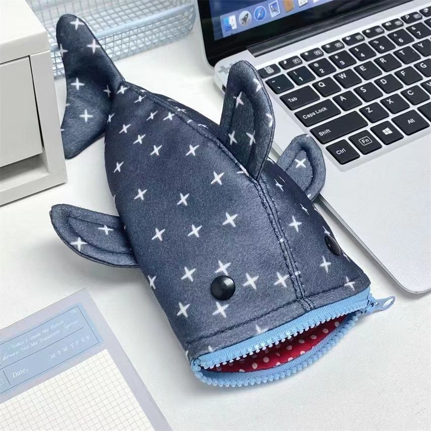 

Shark Pencil Case,Shark Mouth Zipper Pencil Pouch Cute Shark Pencil,Special Idea Canva Animal