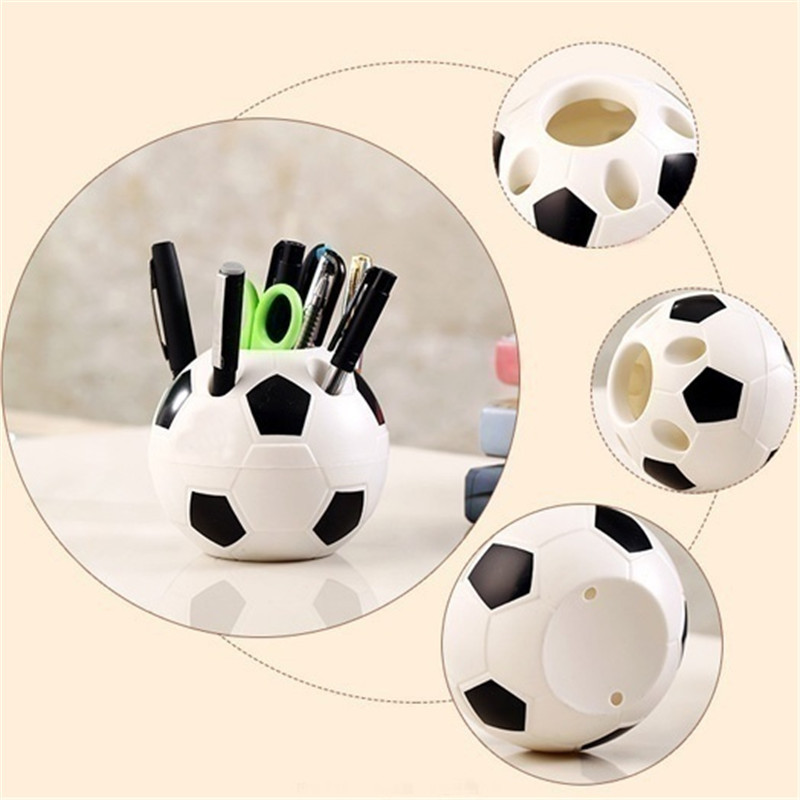 

Soccer Shape Tool Home Decoration Student Gifts Supplies Pen Pencil Holder Football Shape Toothbrush