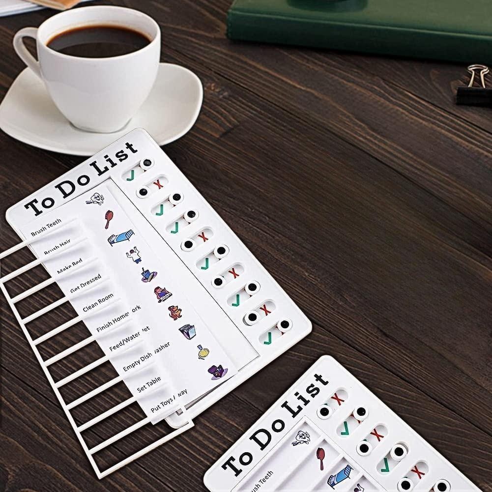 

Reusable My Chores Checklist Daily Planner Memo Plastic Board Chore Chart Responsibility Behavior