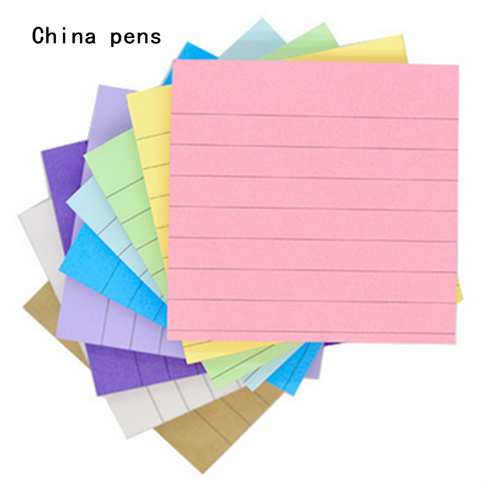 

Horizontal Line 80 Sheets Self Adhesive Memo Pad Memo Sticker Family And Sticky Notes It Marker