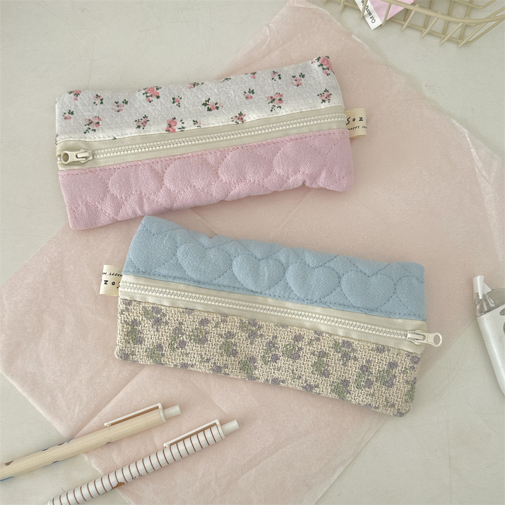 

Small Floral Pencil Case Cute Portable Stationery Case Pencil Case Sundry Change Storage