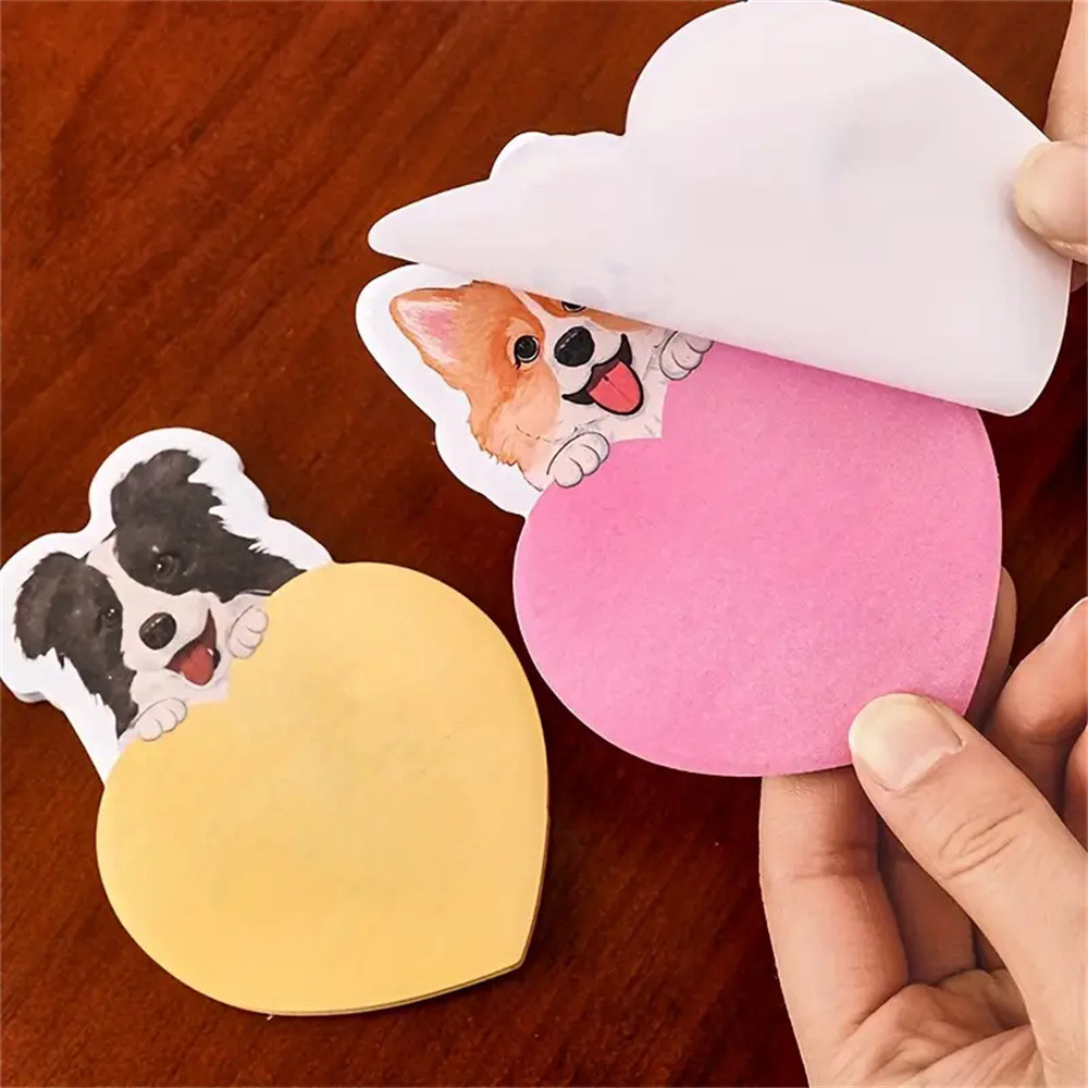 

30Sheets Cute Dog Post Cartoon Sticky N Times Sticky School Stationery Small Gifts Memo Puppy