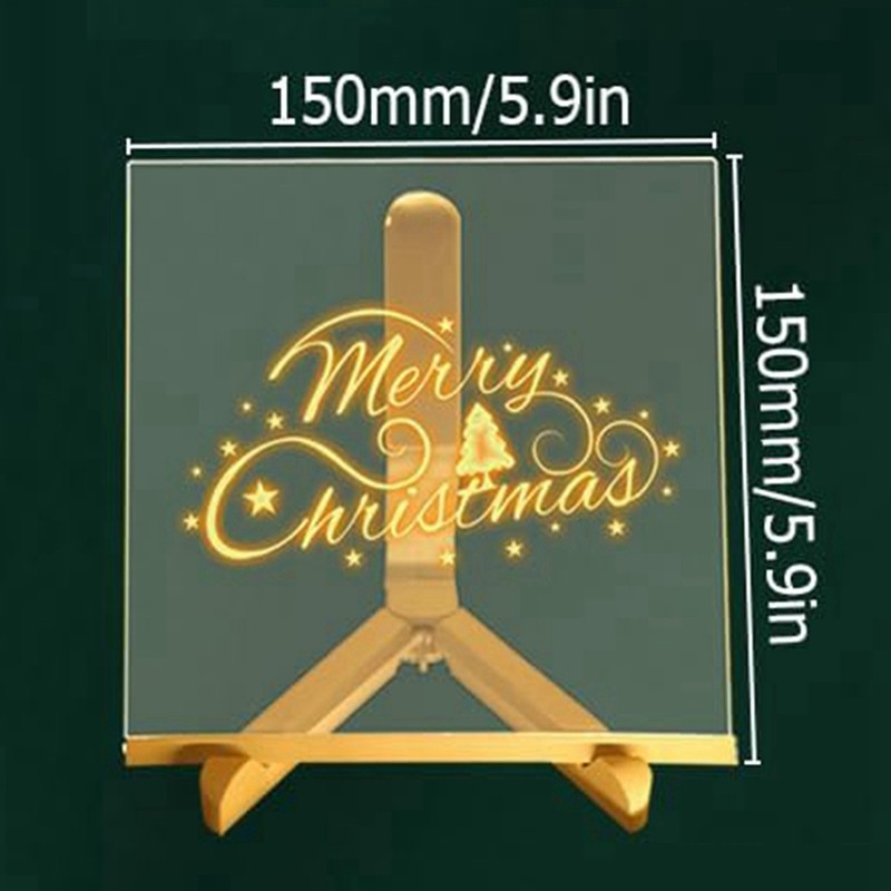 

Led Notepad With Colors, Illuminated Acrylic Notepad With Colors, Notepad With Adjustable Stand And