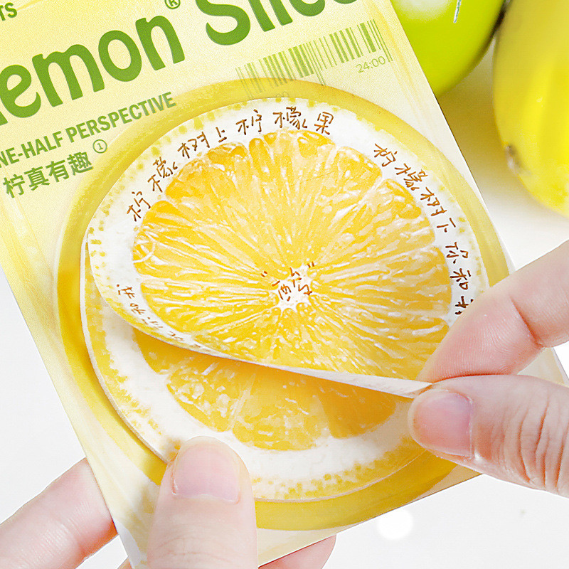 

30 Pcs Cute Sticky Notes Fruits Sticky Kawaii Sticky Notes Fun Sticky Notes Cute Notepads Sticky