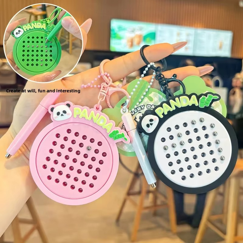 

Mini Magnetic Drawing Board For Kids Backpack Keychain Clip Erasable Doodle Sketch Pad Children