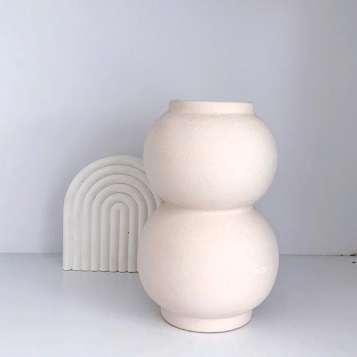 JTTOP" VAS BUNGA ESTETIK / VAS KERAMIK / VAS UKURAN JUMBO / VAS BUNGA AESTHETIC / VAS BUNGA NORDIC /