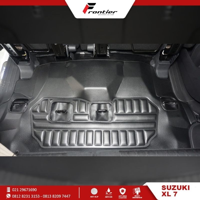 Karpet Mobil Frontier untuk Suzuki XL 7 Type Limited Black Carbon + Bagasi