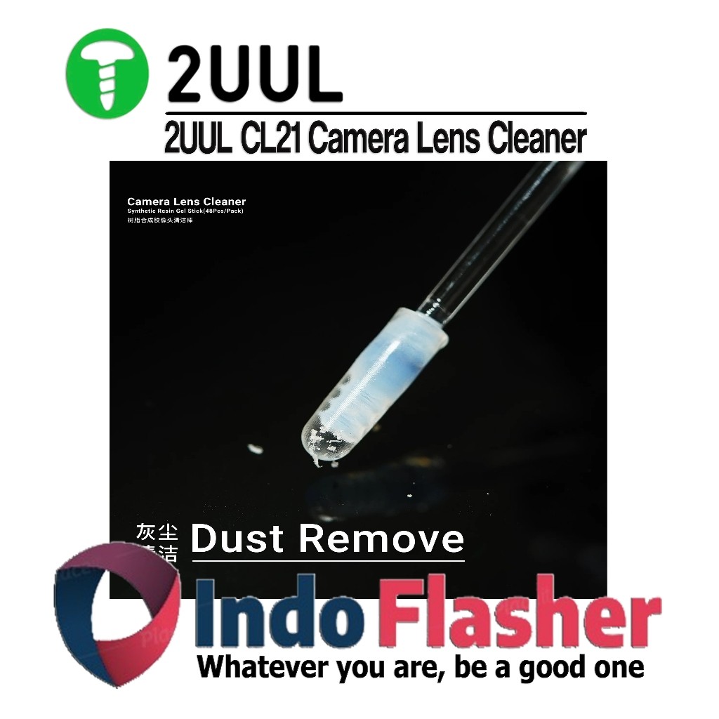 2UUL CL21 Camera Lens Cleaner Synthetic Resin Gel Stick Type 48PCS/Pack Gel Pembersih Kamera