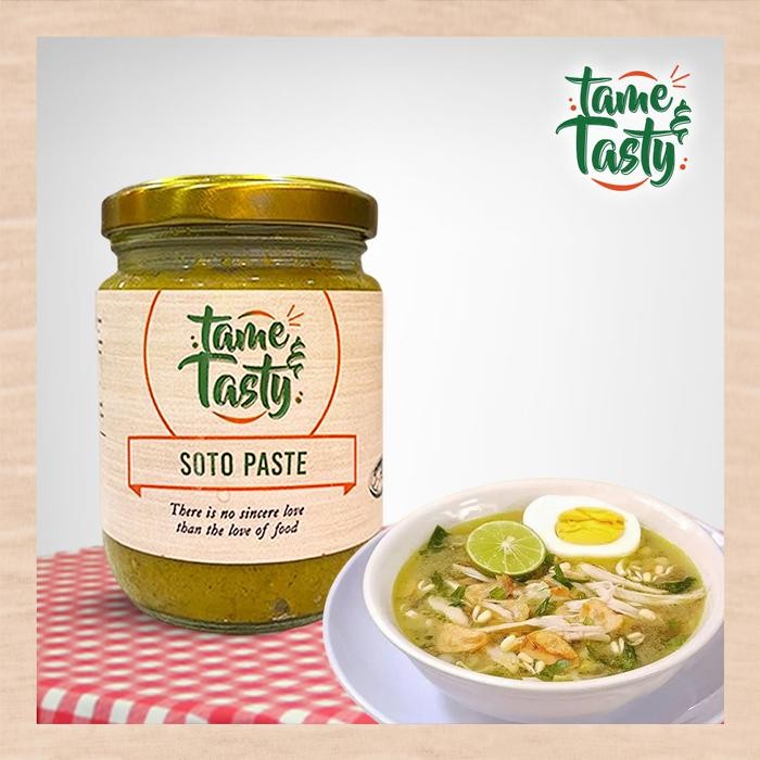 

Soto Paste - Bumbu Masak Instan Tame&Tasty - Purely Vegetarian 250 gr